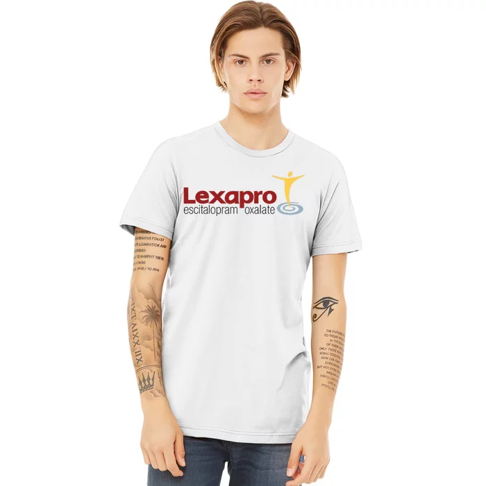 Escitalopram Oxalate Ash Grey Lexapro Premium T-Shirt