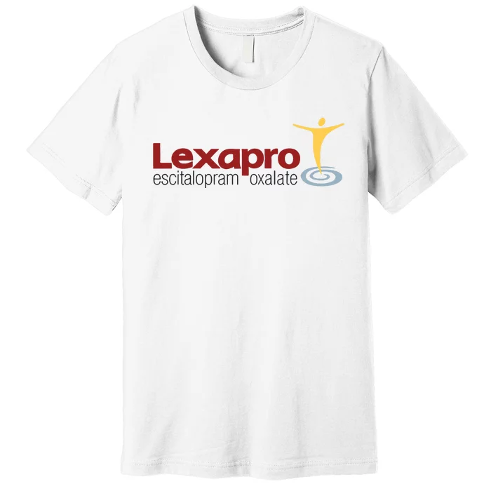 Escitalopram Oxalate Ash Grey Lexapro Premium T-Shirt