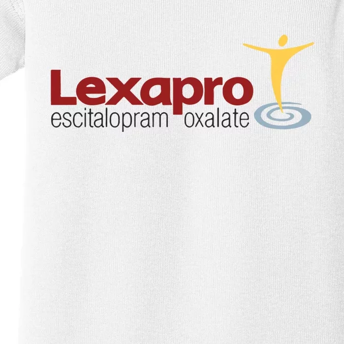 Escitalopram Oxalate Ash Grey Lexapro Baby Bodysuit