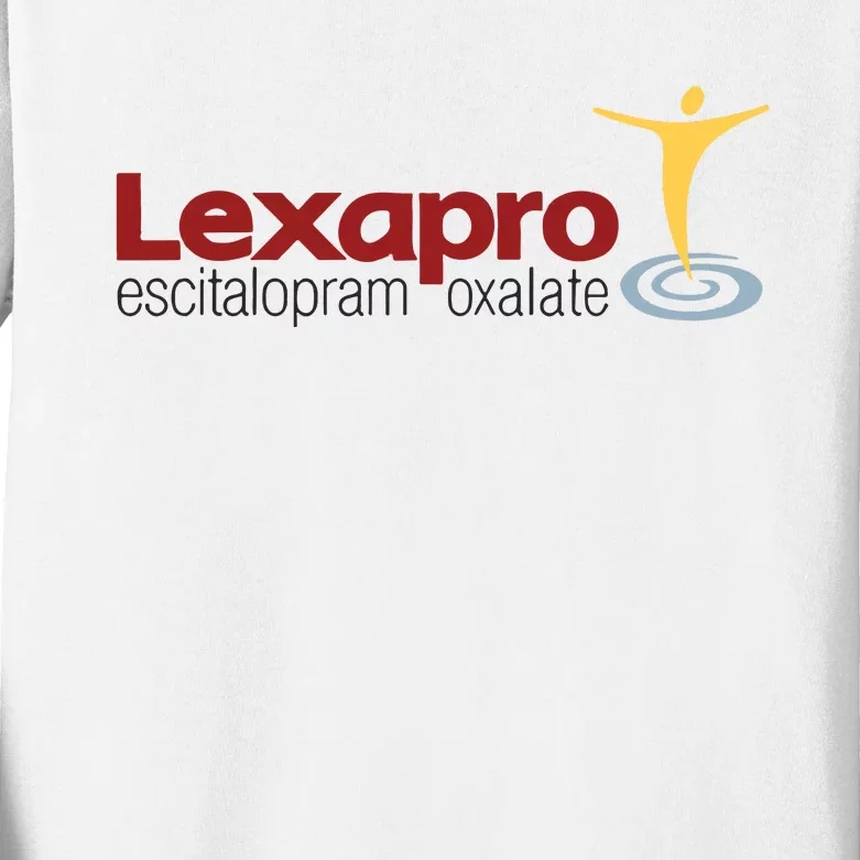 Escitalopram Oxalate Ash Grey Lexapro Kids Long Sleeve Shirt