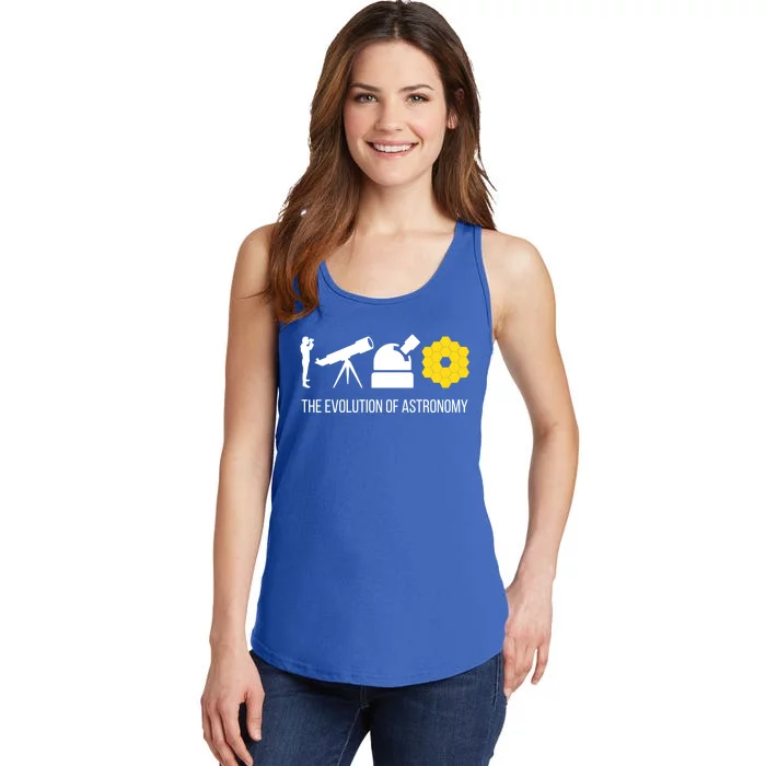 Evolution Of Astronomy Telescope James Webb Space Telescope Gift Ladies Essential Tank