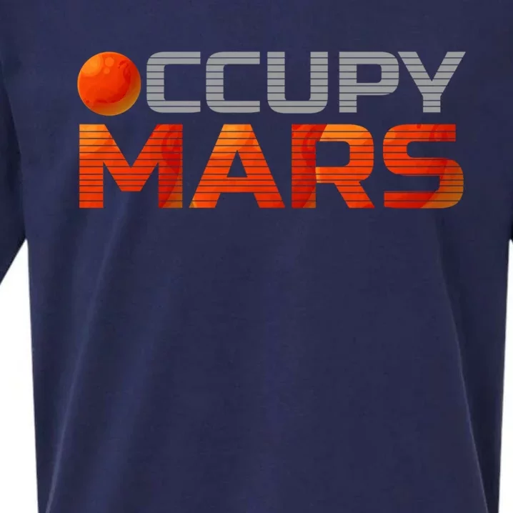 Explorer Occupygiftmars Astronomy Gift Sueded Cloud Jersey T-Shirt