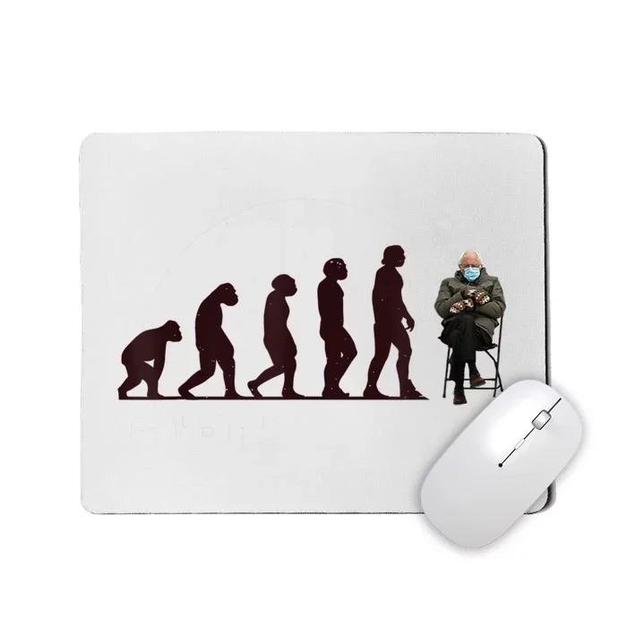 Evolution Of Bernie Sanders Mittens Meme Mousepad