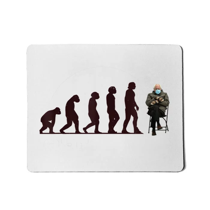 Evolution Of Bernie Sanders Mittens Meme Mousepad