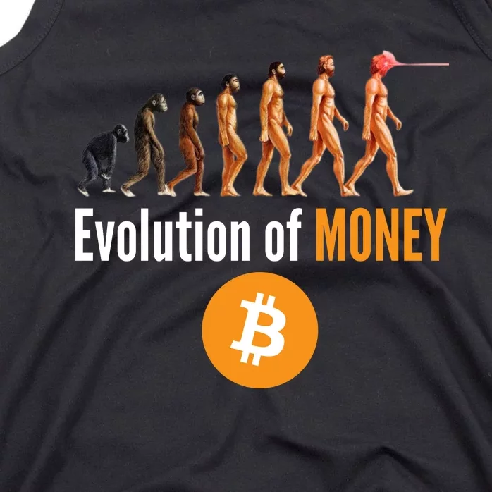 Evolution Of Bitcoin, BTC, Crypto, Cryptocurrency, Blockchain, HODL Bitcoin Tank Top