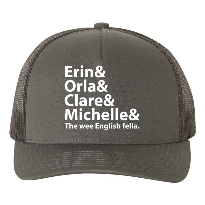 Erin Orla Clare Michelle And The Wee English Fella Yupoong Adult 5-Panel Trucker Hat