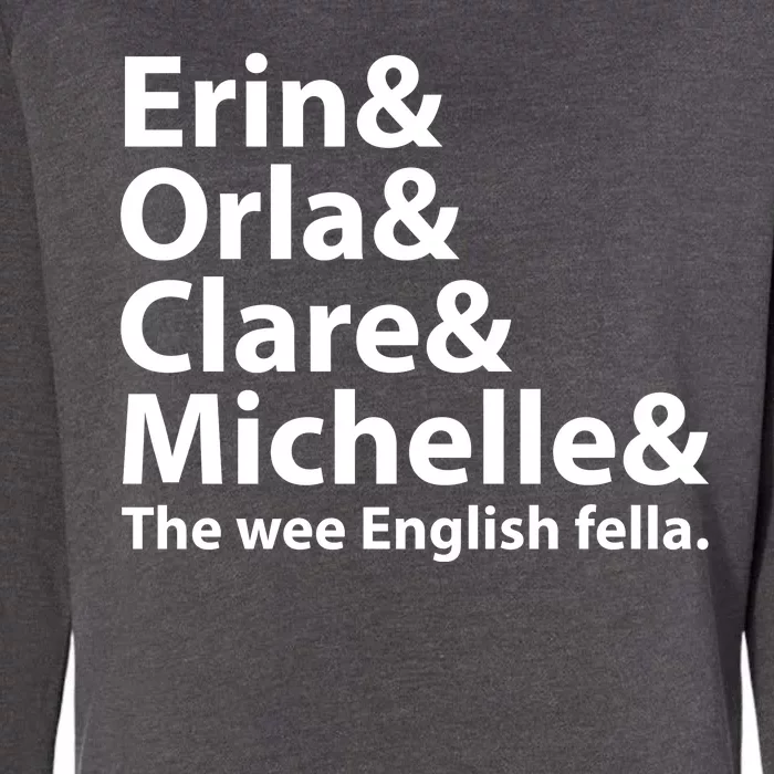 Erin Orla Clare Michelle And The Wee English Fella Womens California Wash Sweatshirt