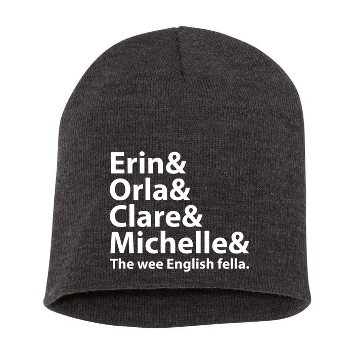 Erin Orla Clare Michelle And The Wee English Fella Short Acrylic Beanie