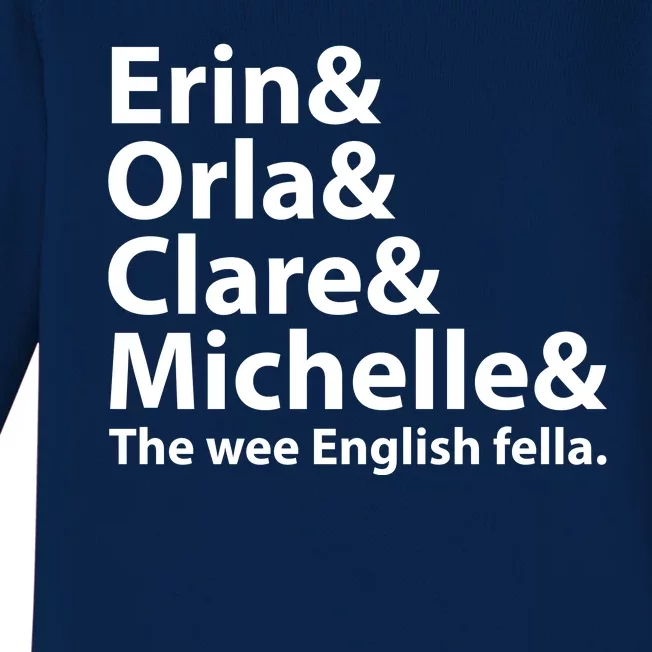 Erin Orla Clare Michelle And The Wee English Fella Baby Long Sleeve Bodysuit