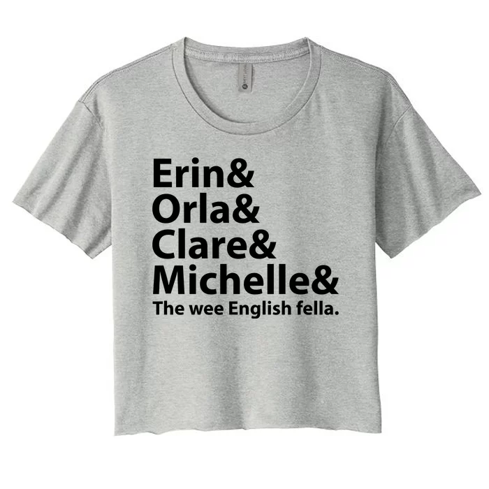 Erin Orla Clare Michelle And The Wee English Fella Women's Crop Top Tee