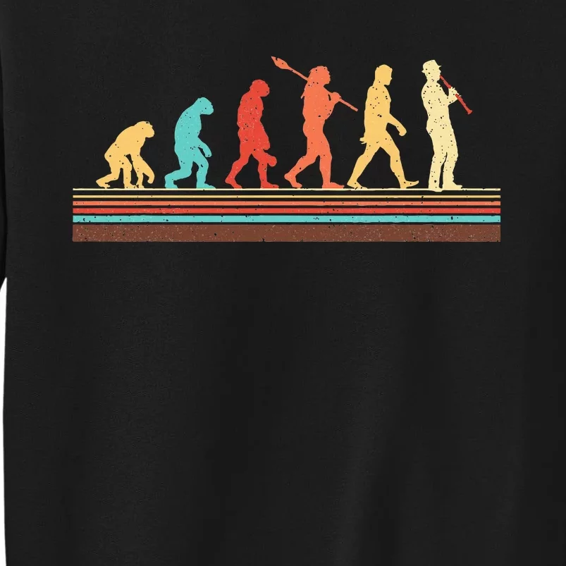 Evolution Of Clarinet Player Marching Band Player Sweatshirt