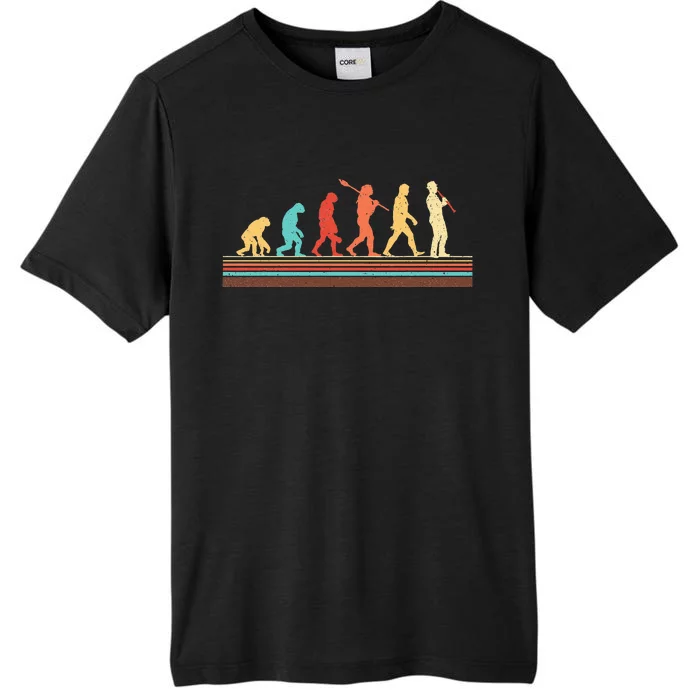 Evolution Of Clarinet Player Marching Band Player ChromaSoft Performance T-Shirt