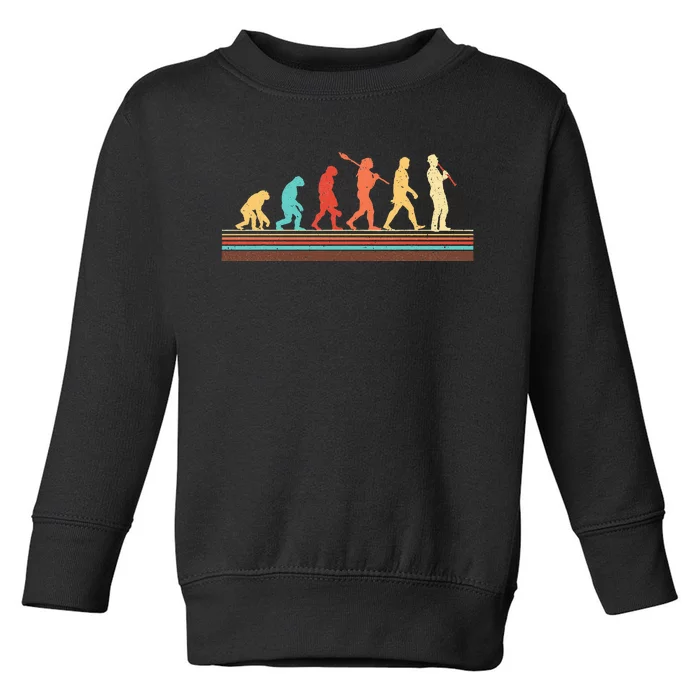 Evolution Of Clarinet Player Marching Band Player Toddler Sweatshirt