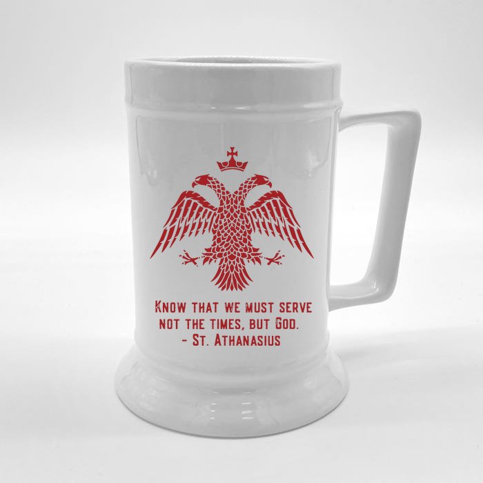 Eastern Orthodox Christian Front & Back Beer Stein