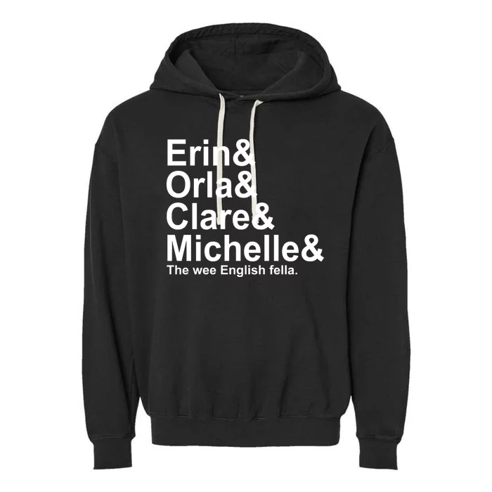 Erin Orla Clare Michelle The Wee English Fella Garment-Dyed Fleece Hoodie