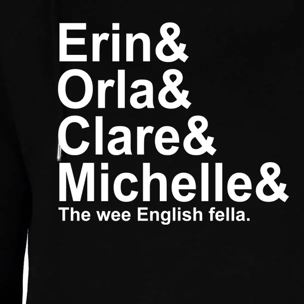 Erin Orla Clare Michelle The Wee English Fella Womens Funnel Neck Pullover Hood