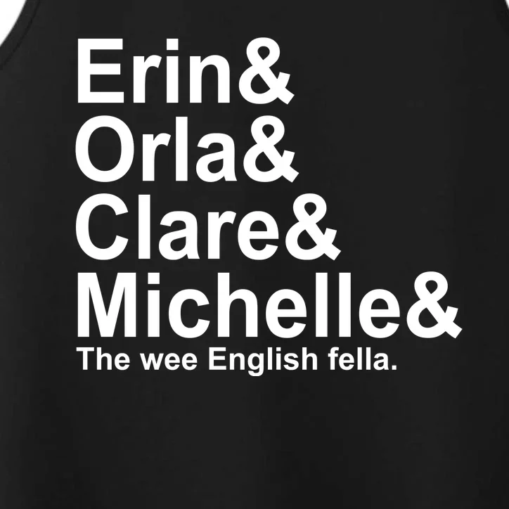 Erin Orla Clare Michelle The Wee English Fella Performance Tank