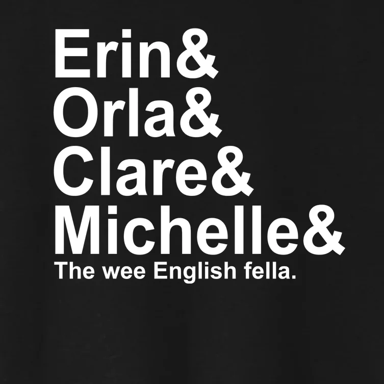 Erin Orla Clare Michelle The Wee English Fella Women's Crop Top Tee