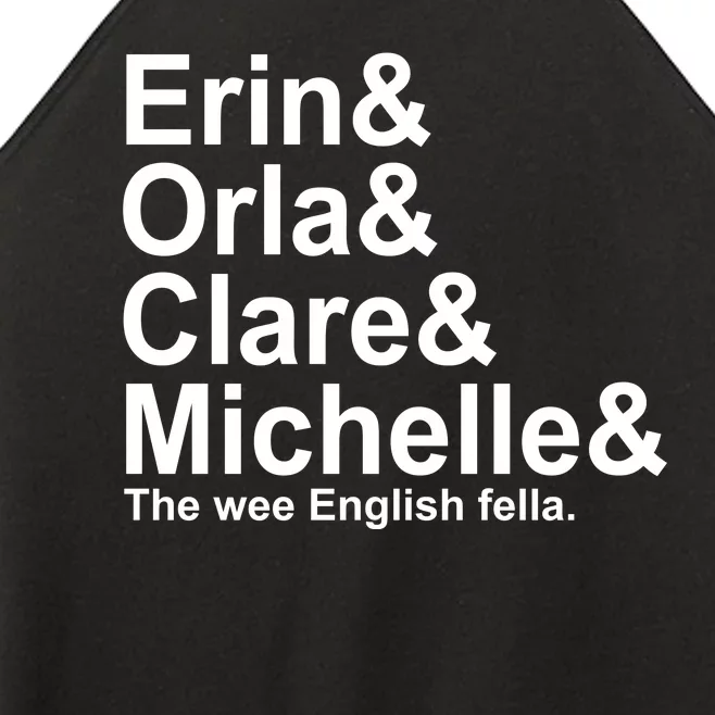 Erin Orla Clare Michelle The Wee English Fella Women’s Perfect Tri Rocker Tank