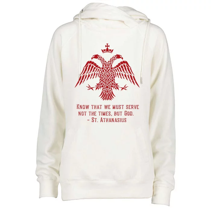 Eastern Orthodox Christian Womens Funnel Neck Pullover Hood