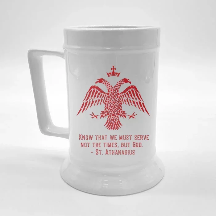 Eastern Orthodox Christian Front & Back Beer Stein