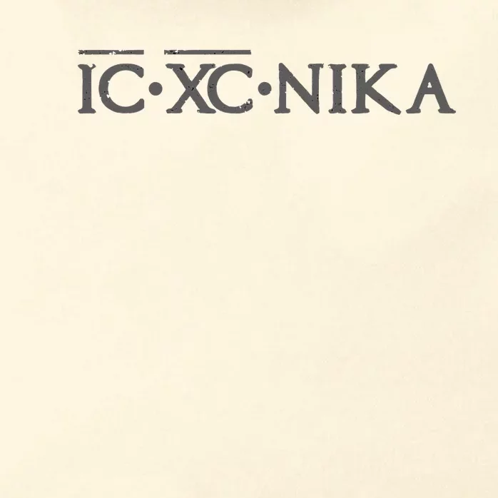 Eastern Orthodox Christian Ic Xc Nika Zip Tote Bag