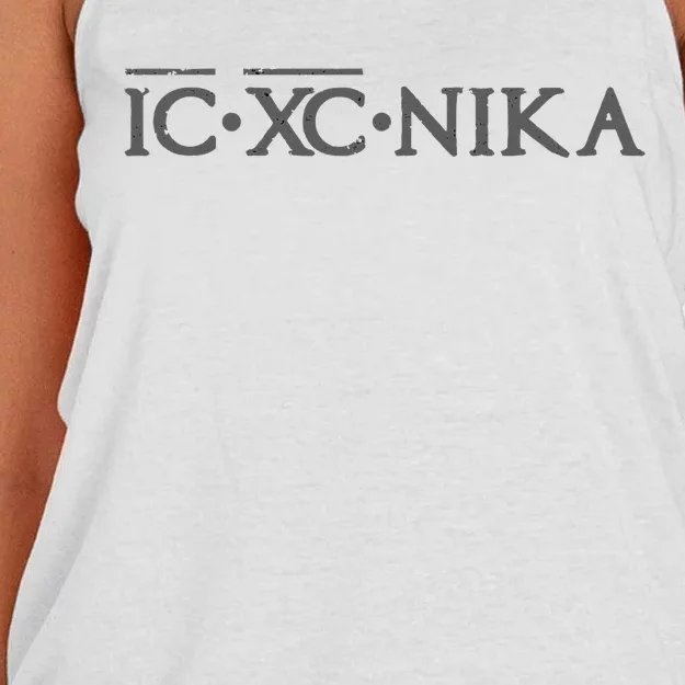 Eastern Orthodox Christian Ic Xc Nika Women's Knotted Racerback Tank