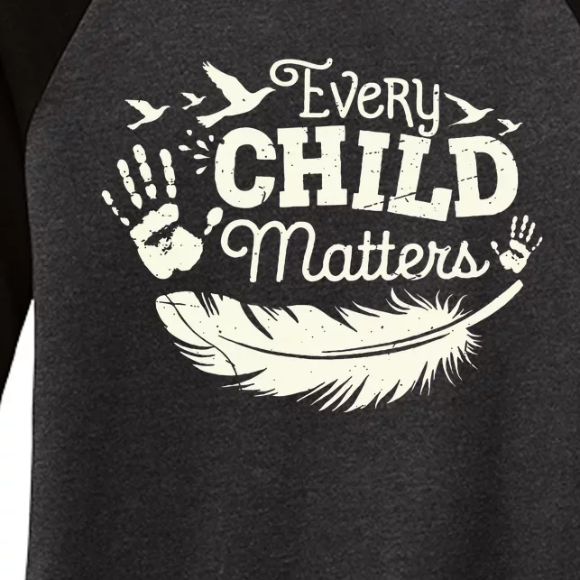 Every Orange Day Child Kindness Matter 2024 Anti Bully Women's Tri-Blend 3/4-Sleeve Raglan Shirt