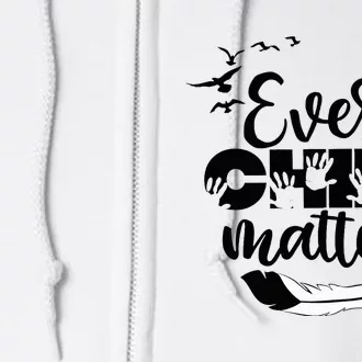 Every Orange Day Child Kindness Matter 2024 Anti Bully Full Zip Hoodie