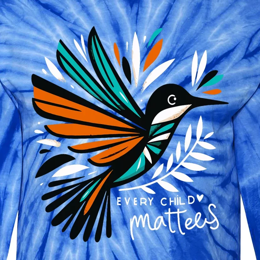 Every Orange Day Child Kindness Matter Tie-Dye Long Sleeve Shirt