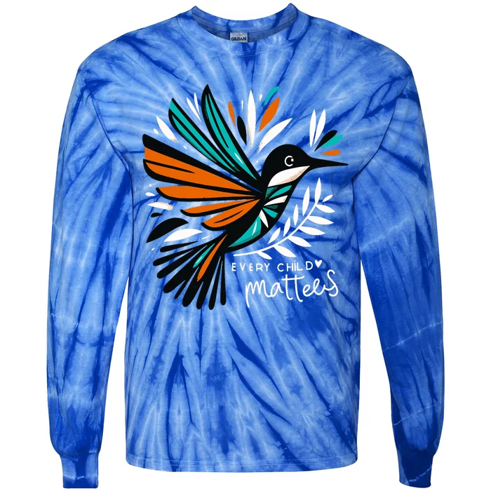 Every Orange Day Child Kindness Matter Tie-Dye Long Sleeve Shirt