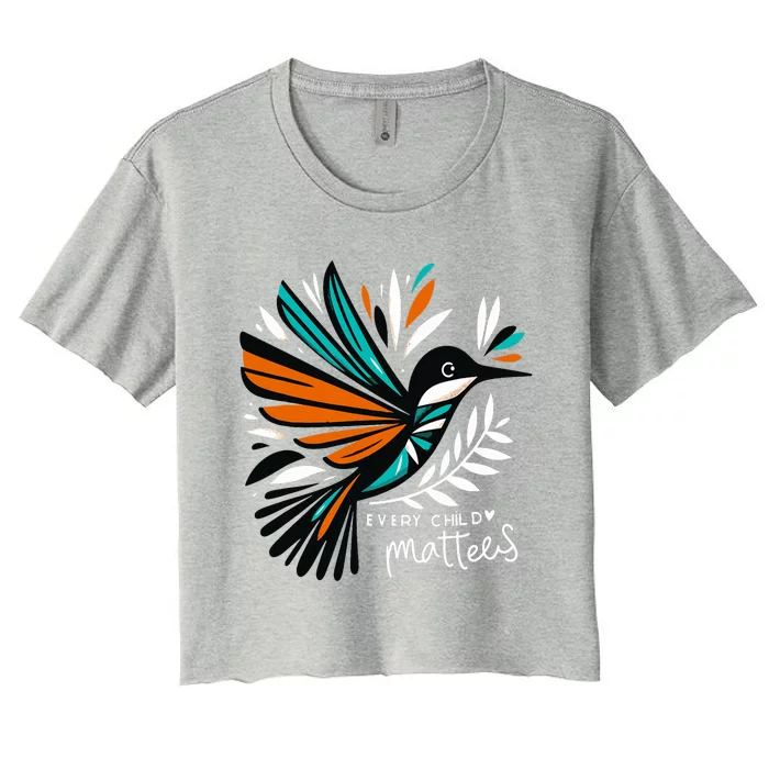 Every Orange Day Child Kindness Matter Women's Crop Top Tee