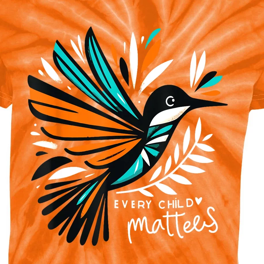 Every Orange Day Child Kindness Matter Kids Tie-Dye T-Shirt