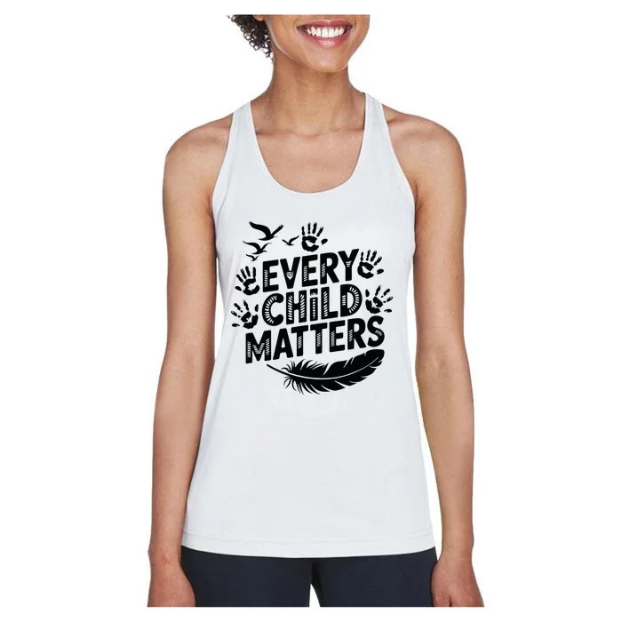 Every Orange Day Child Kindness Matter 2024 Anti Bully Women's Racerback Tank