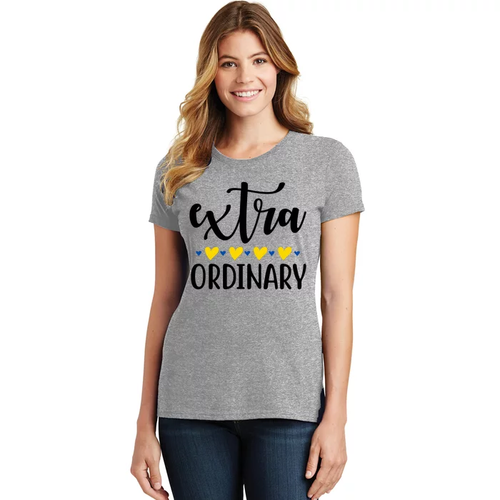 Extra Ordinary Down Syndrome Awareness Women's T-Shirt