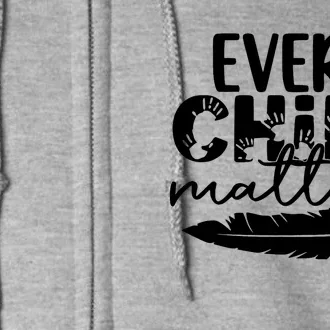 Every Orange Day Child Kindness Matter 2024 Anti Bully Full Zip Hoodie