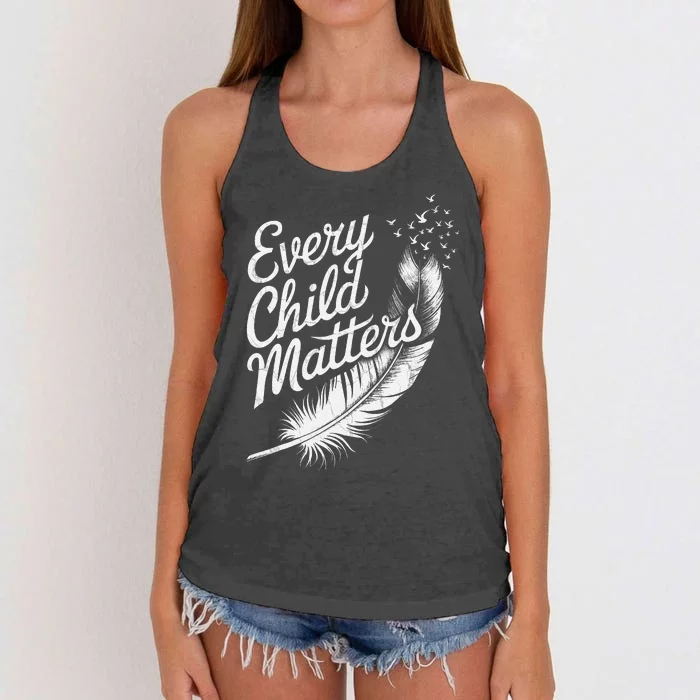 Every Orange Day Child Kindness Matter 2024 Anti Bully Women's Knotted Racerback Tank