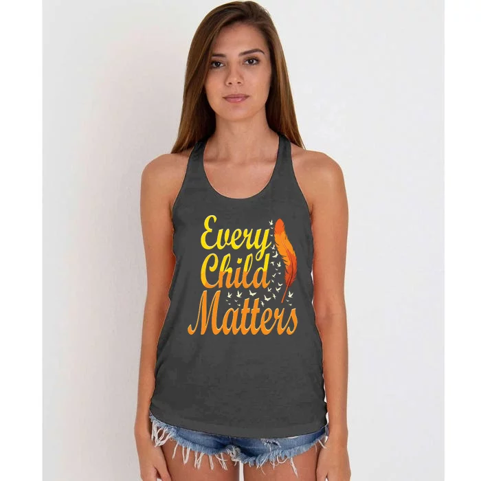 Every Orange Day Child Kindness Matter 2024 Anti Bully Women's Knotted Racerback Tank