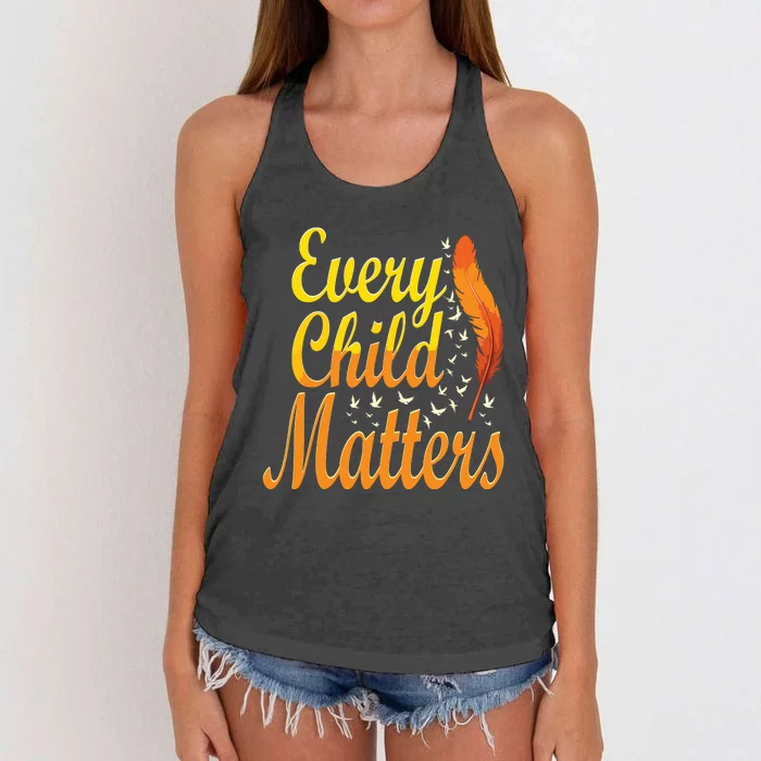 Every Orange Day Child Kindness Matter 2024 Anti Bully Women's Knotted Racerback Tank