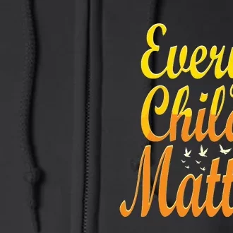 Every Orange Day Child Kindness Matter 2024 Anti Bully Full Zip Hoodie