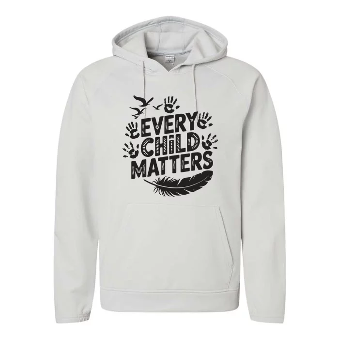 Every Orange Day Child Kindness Matter 2024 Anti Bully Performance Fleece Hoodie