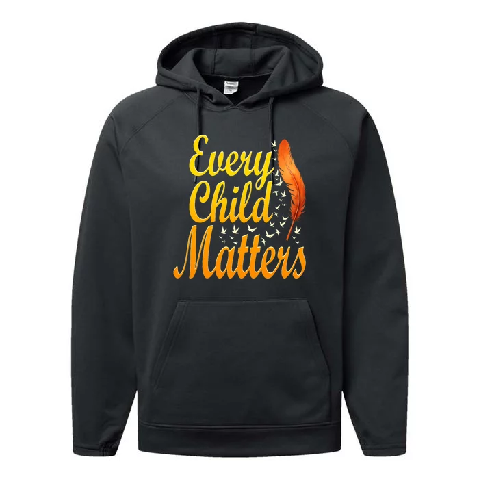 Every Orange Day Child Kindness Matter 2024 Anti Bully Performance Fleece Hoodie