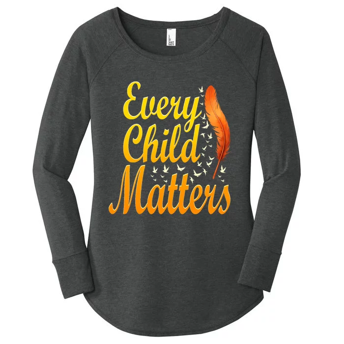 Every Orange Day Child Kindness Matter 2024 Anti Bully Women's Perfect Tri Tunic Long Sleeve Shirt