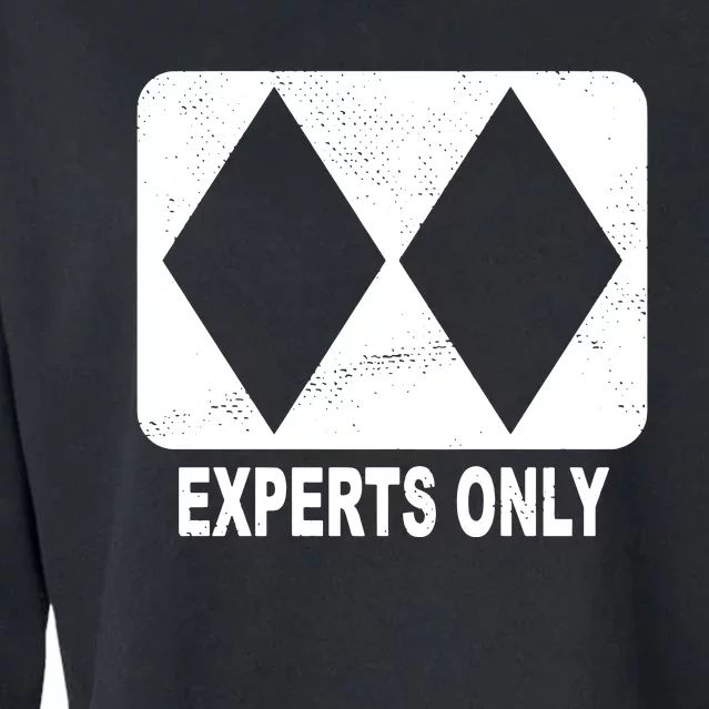 Experts Only Cropped Pullover Crew