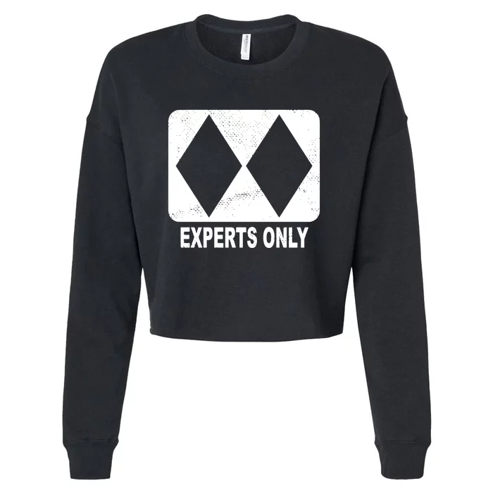 Experts Only Cropped Pullover Crew