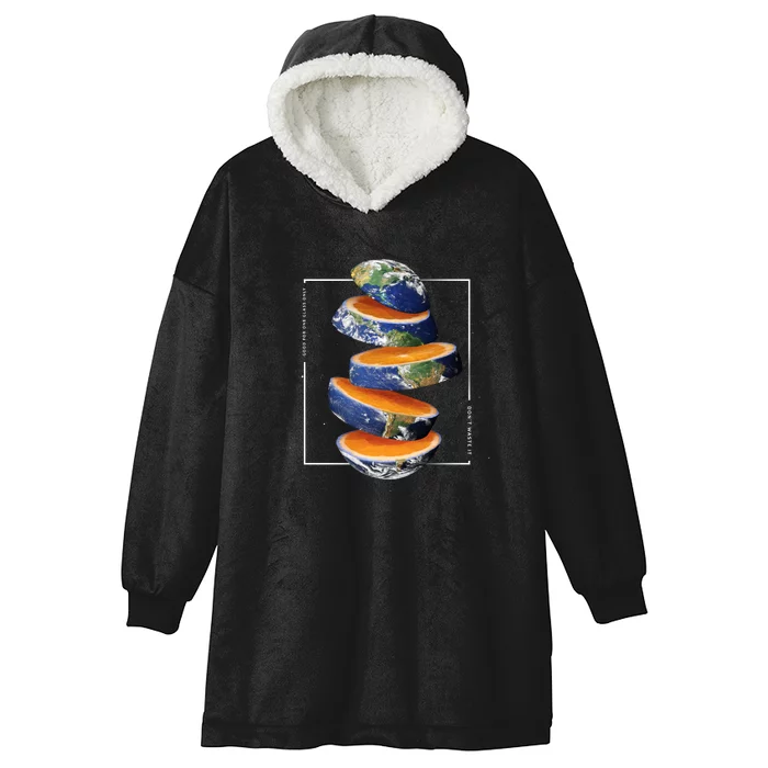 Earth Orange Hooded Wearable Blanket