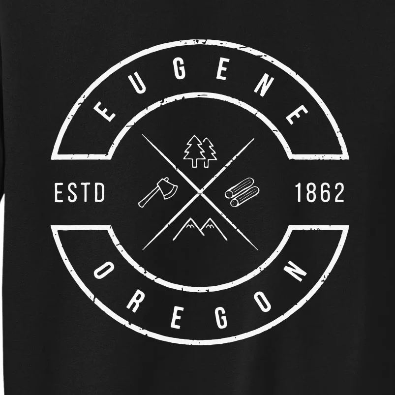 Eugene Oregon Emblem Tall Sweatshirt