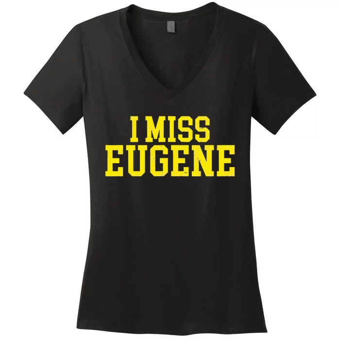 Eugene Oregon Women's V-Neck T-Shirt