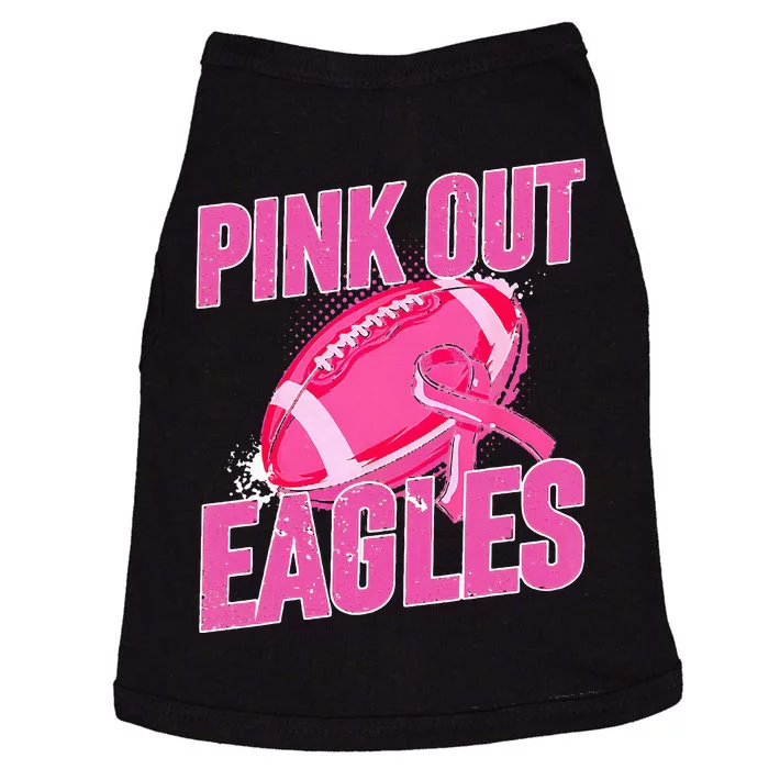 Eagles Out Football Tackle Breast Cancer Doggie Tank