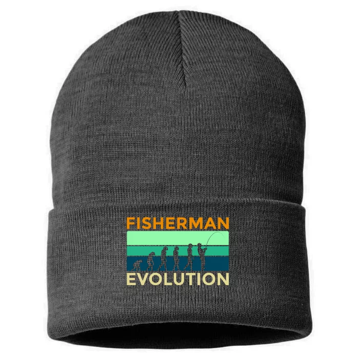 Evolution Of Fishing Sustainable Knit Beanie